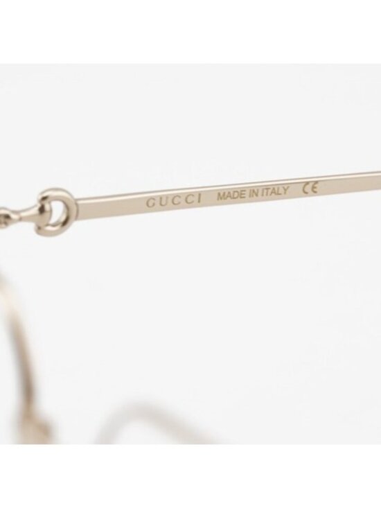 Gucci GG0952O 002 Eyeglasses Gold 57mm Aviator Frame